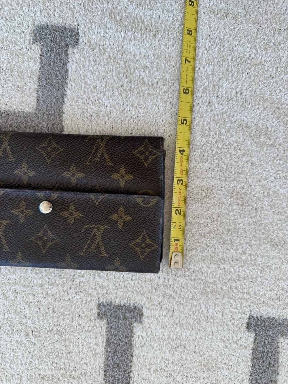 Louis Vuitton Brown Monogram Canvas Snap Continental Wallet